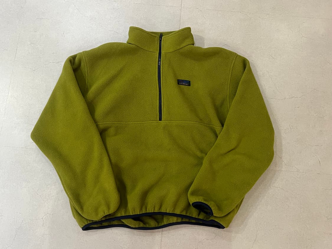 빈티지 엘엘빈 풀오버 그린 XL 판매 합니다 상품이미지1