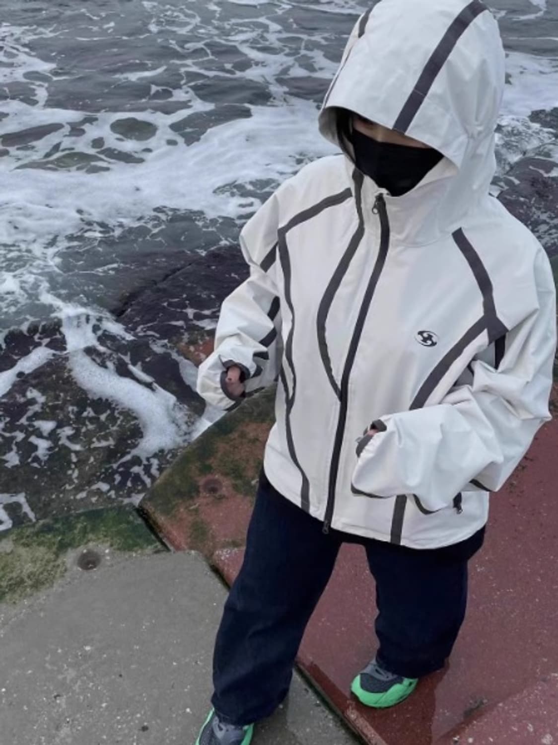 산산기어 바람막이 윈드블록 아이보리 상품이미지2