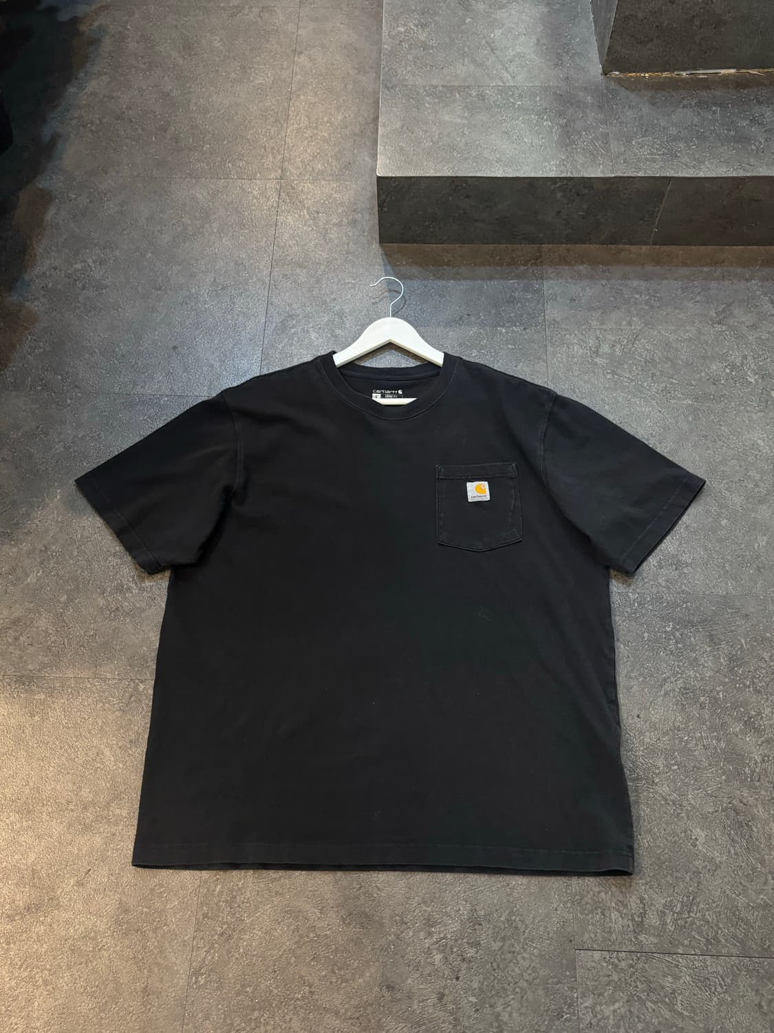 칼하트 루즈핏 반팔 티셔츠 블랙 L사이즈 상품이미지2