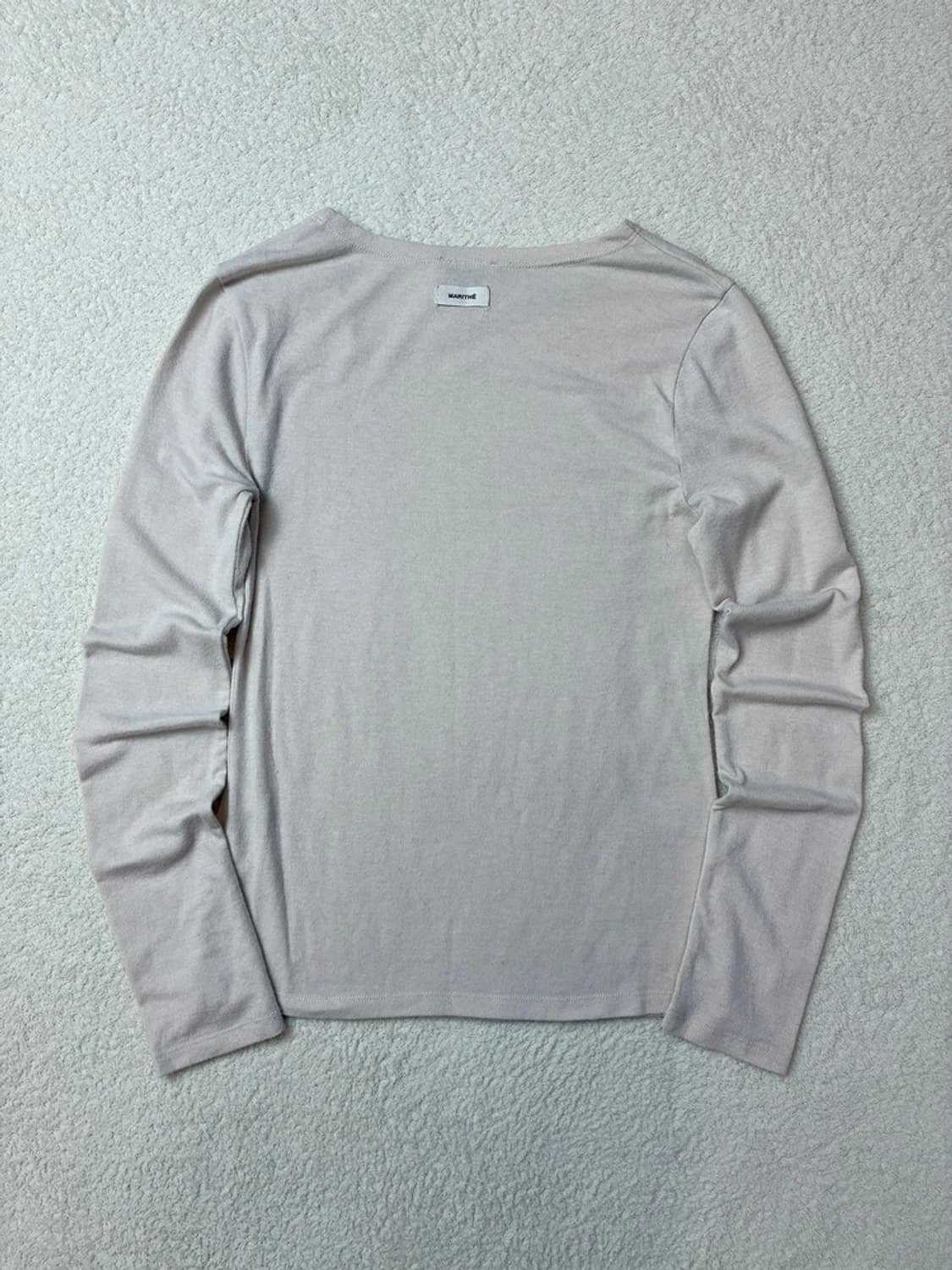 마리떼프랑소와저버 W넥 포인트 롱 슬리브 PN5736    상품이미지6