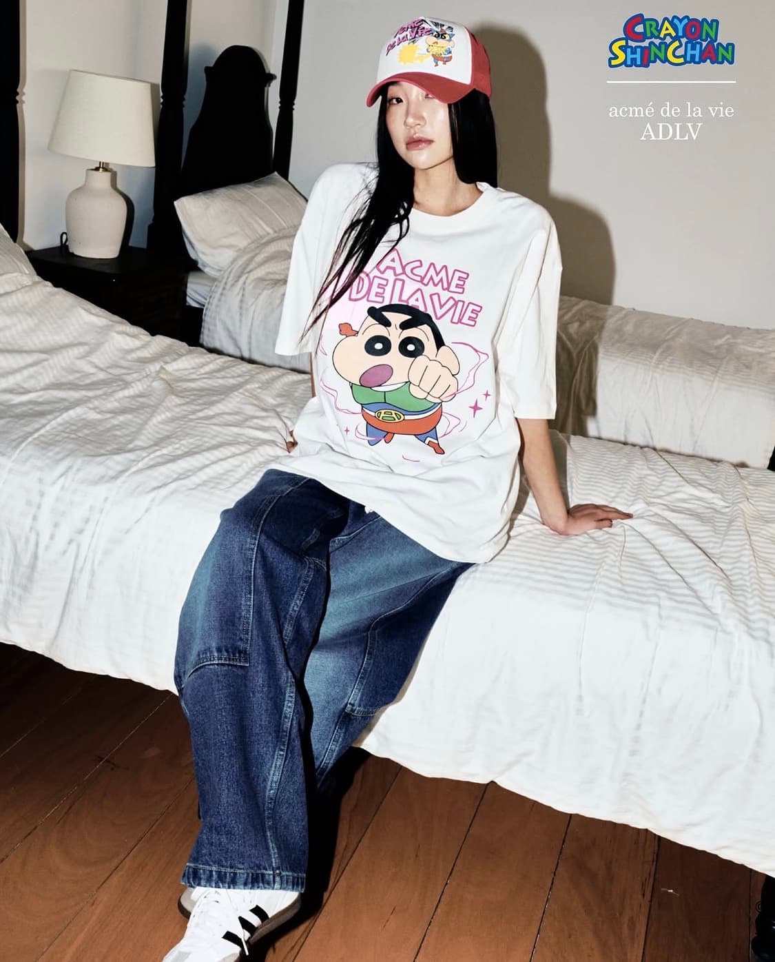 아크메드라비 짱구 콜라보 티셔츠 상품이미지1