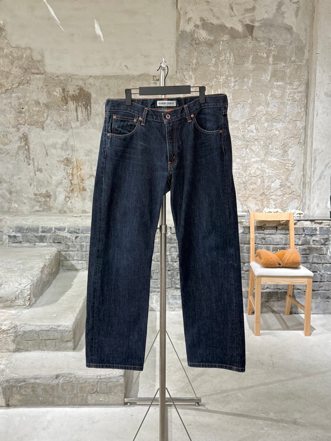 리바이스 503 진청 워싱 데님 팬츠 상품이미지1