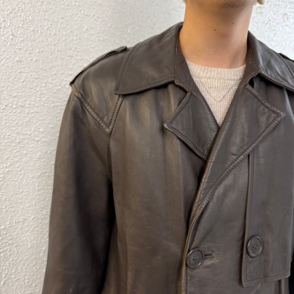 Italy Arpell Lamskin Long Jacket 상품이미지3