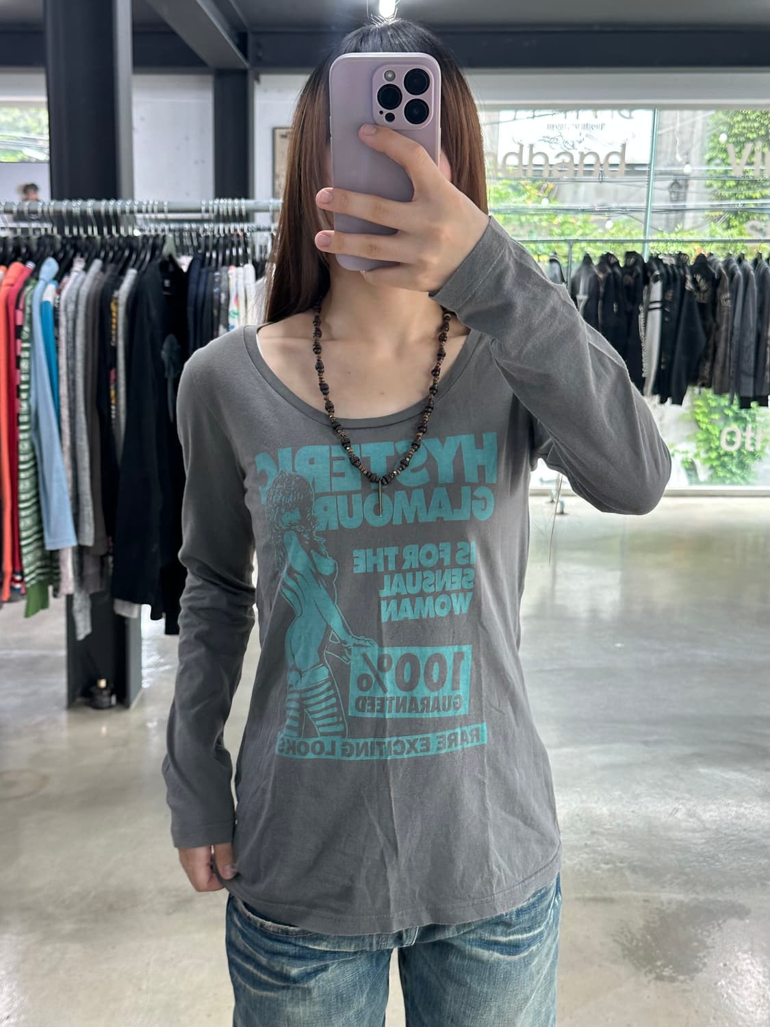 히스테릭글래머 히스걸 레터링 롱슬리브 상품이미지3