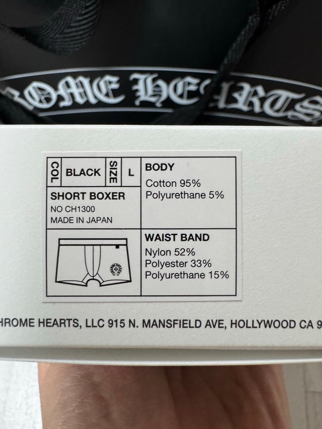 크롬하츠 복서브리프 블랙 L사이즈 상품이미지2