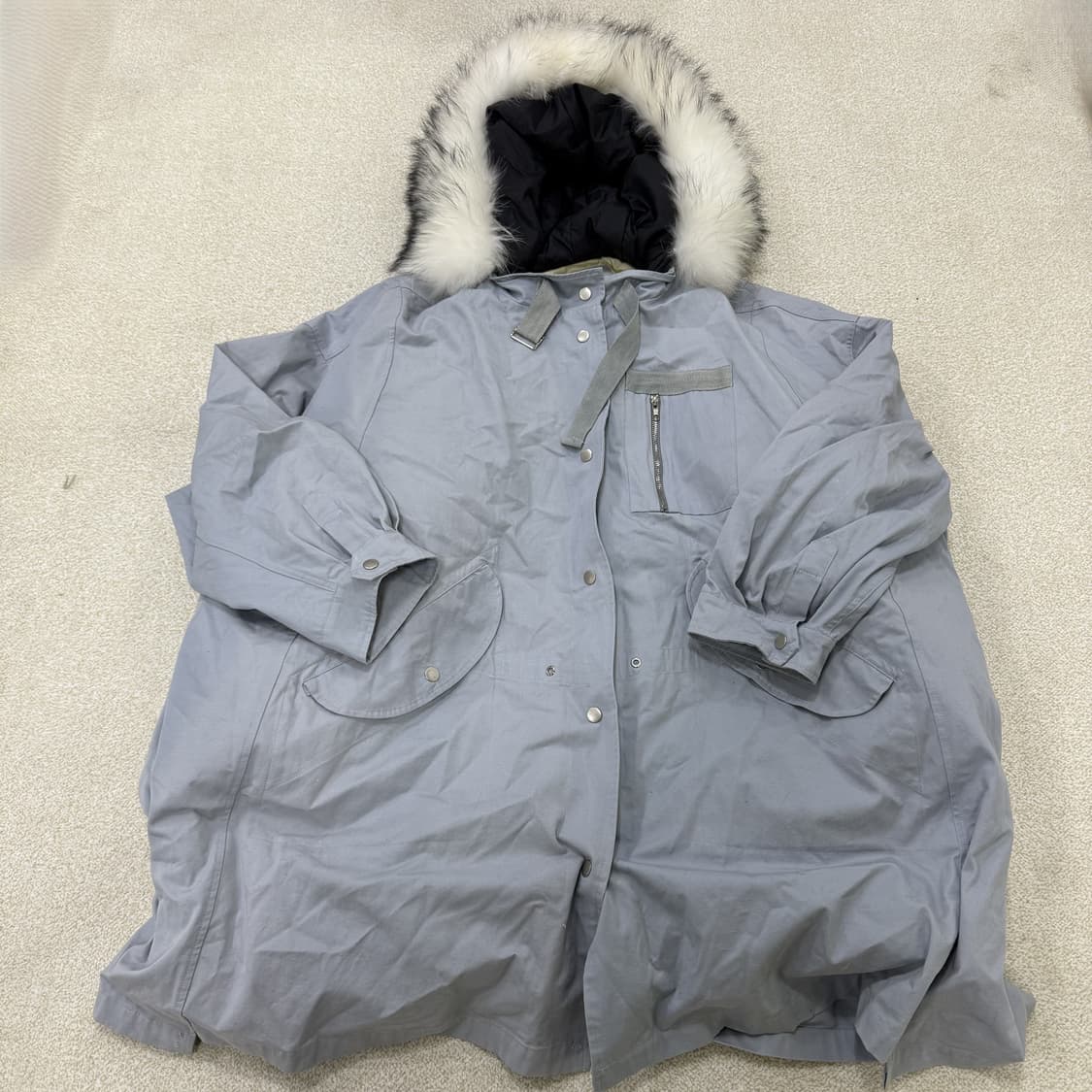 [M/실측확인] 탑유너 빈티지 폴리 빅사이즈 셔츠패딩  0106T1 상품이미지1