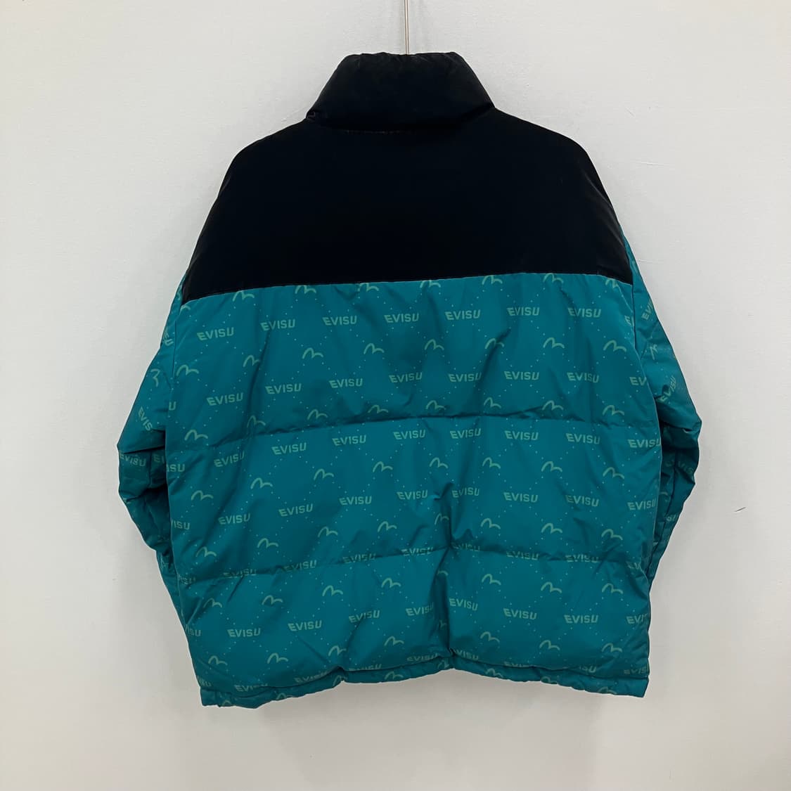 에비수 모노그램 리버시블 다운 무광 패딩 점퍼 L 상품이미지2