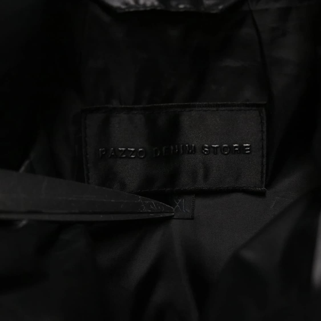 PAZZO DENIM STORE Black 패딩 조끼 상품이미지3