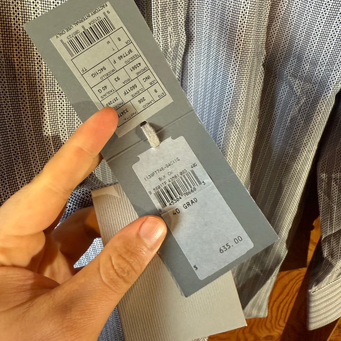 톰포드 드레스 셔츠 새상품 판매 합니다. 상품이미지5