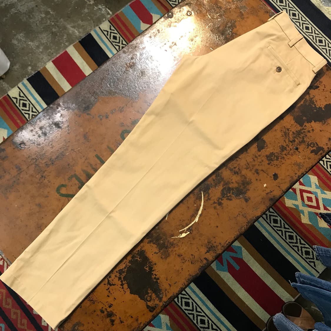 브룩스브라더스 베이지 코튼 치노 팬츠 허리 31 32 사이즈  상품이미지2