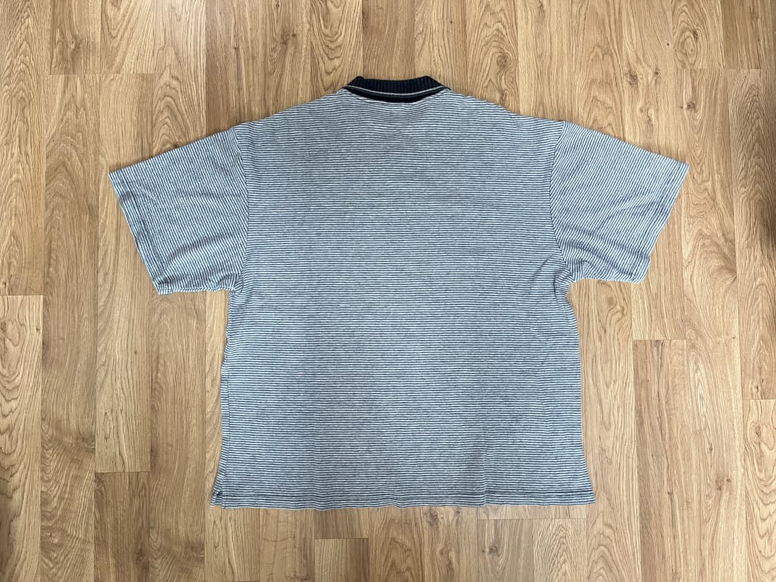 90s no fear 노피어 스트라이프 카라티 made in usa  상품이미지4