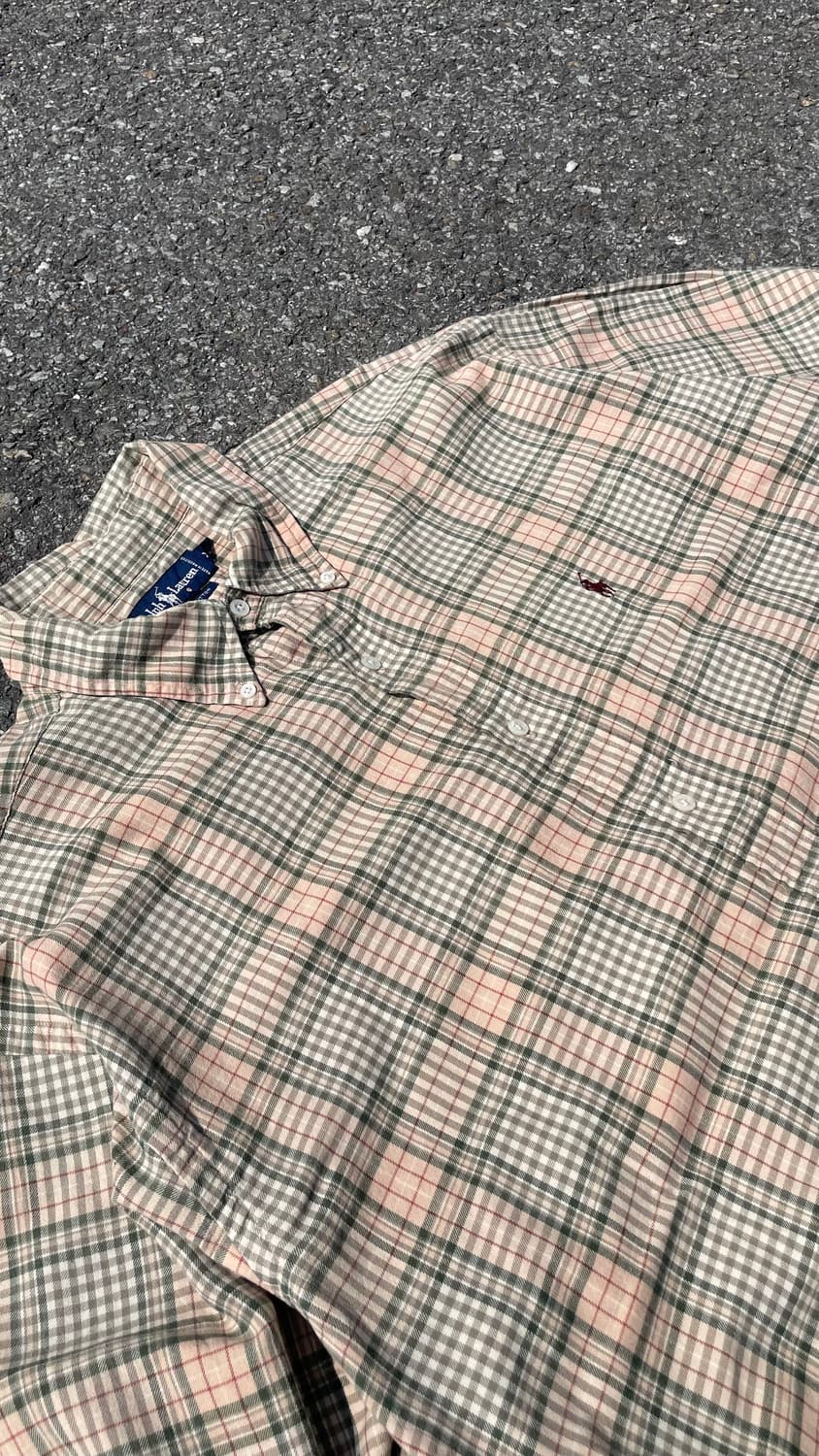 POLO RALPH LAUREN 빈티지코튼로고체크셔츠 상품이미지4