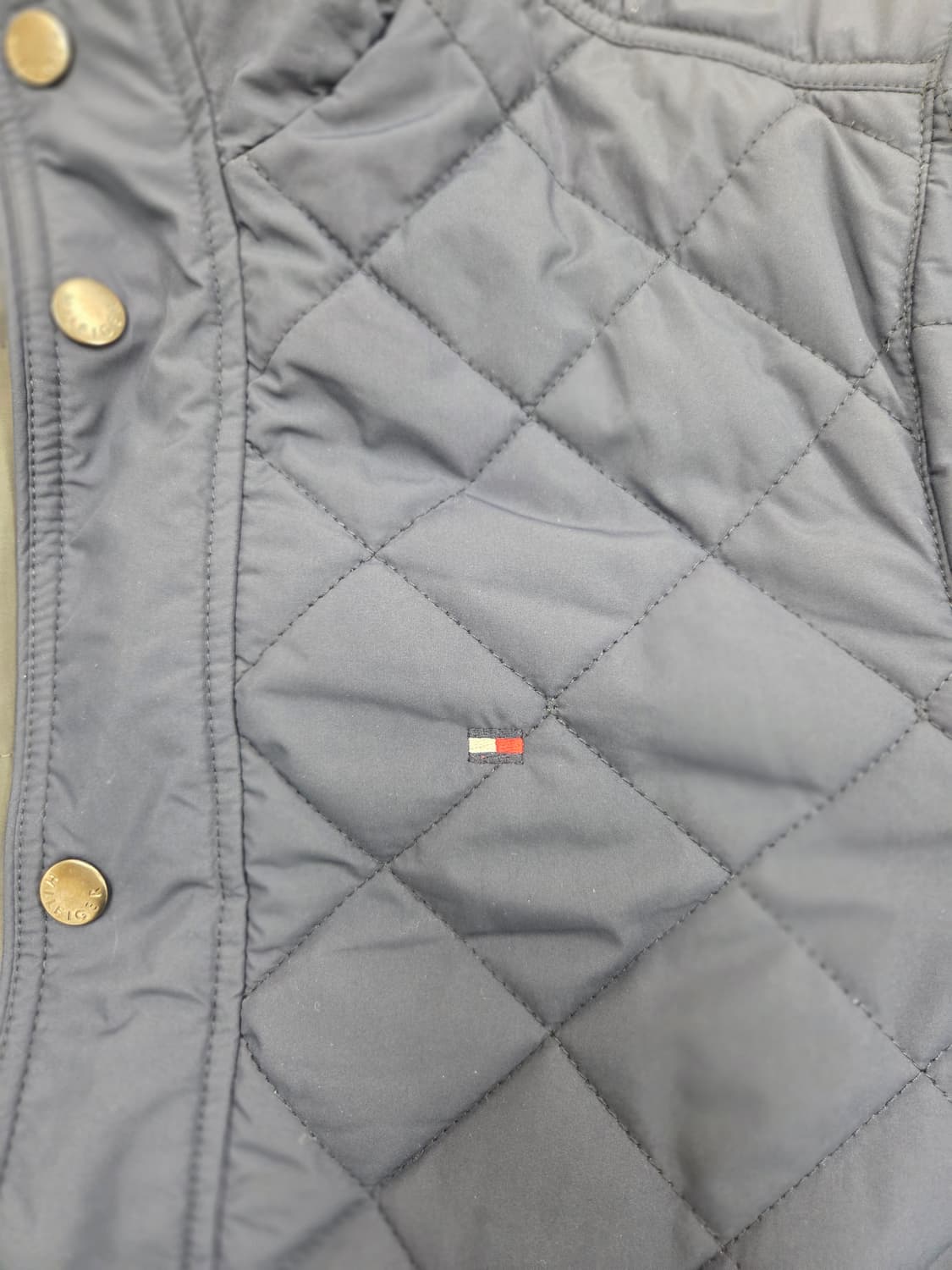 타미힐피거 네이비 퀼팅 자켓 XS 상품이미지5