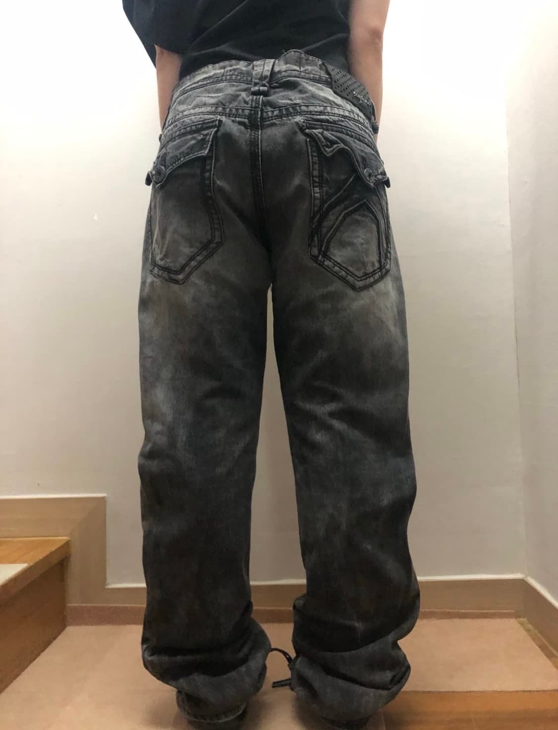 버커루 그레이 데님 워싱진 상품이미지2