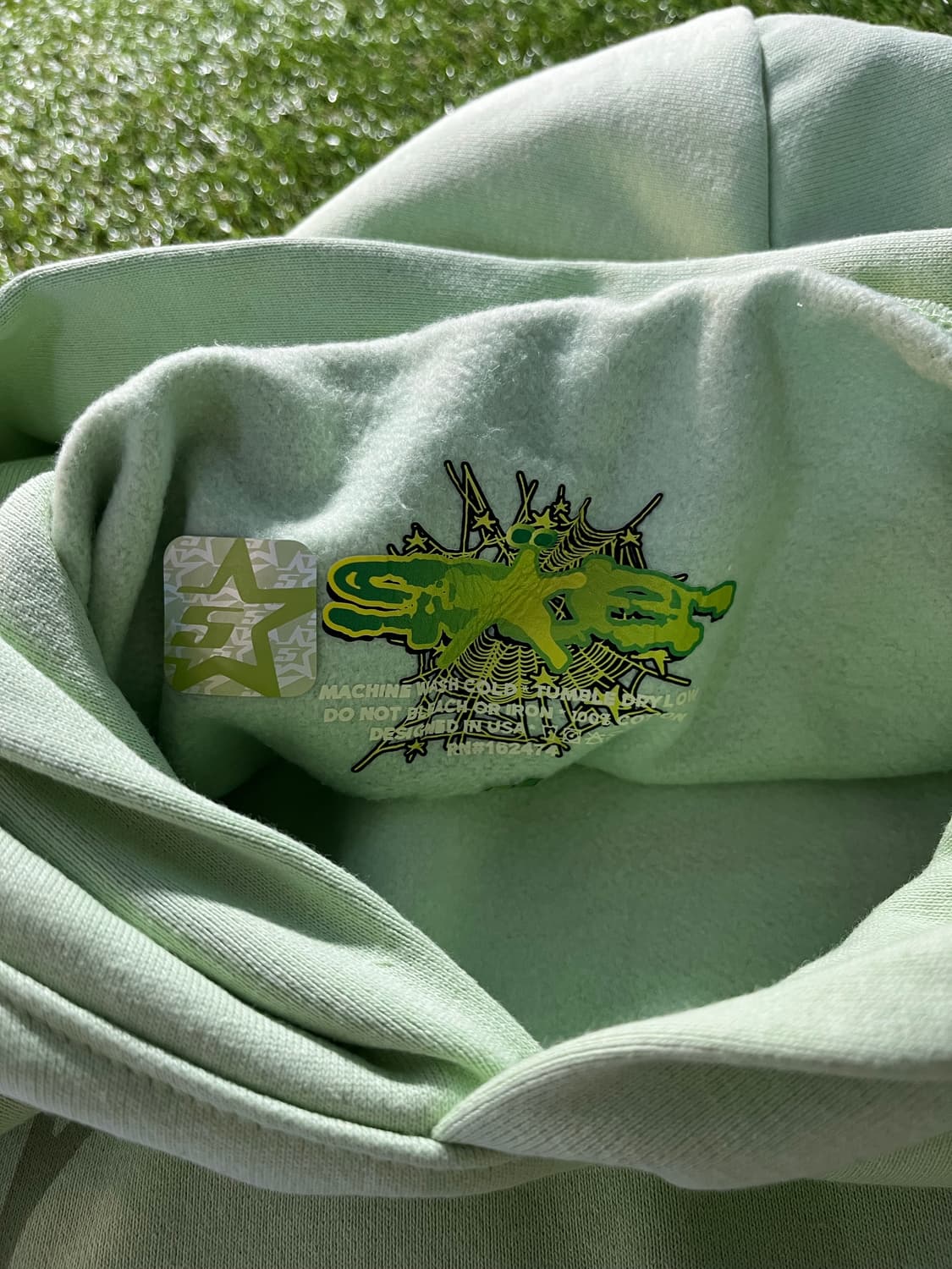 sp5der 민트후드티 상품이미지6