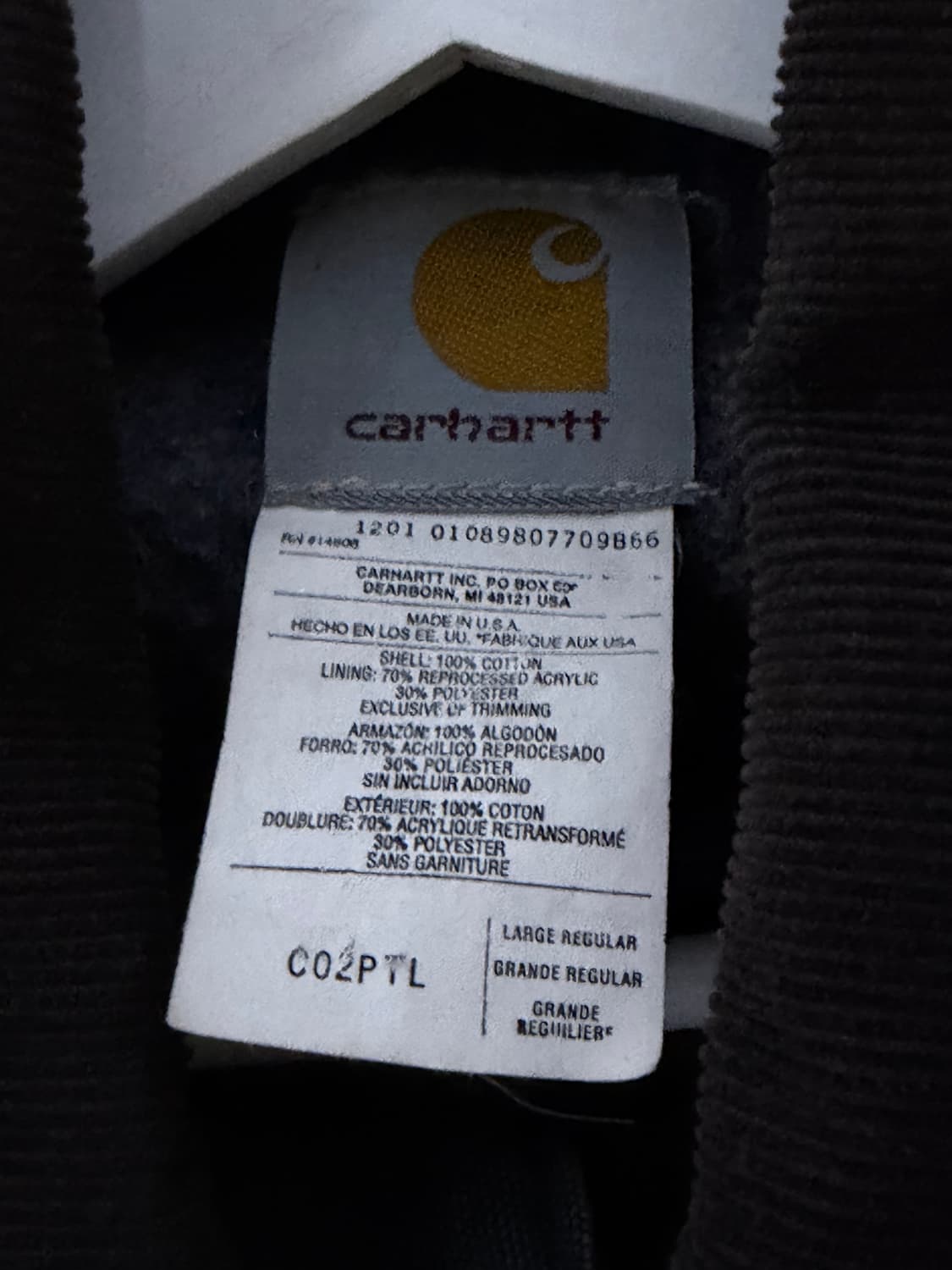 빈티지 칼하트 C02 PTL 초어자켓  상품이미지2