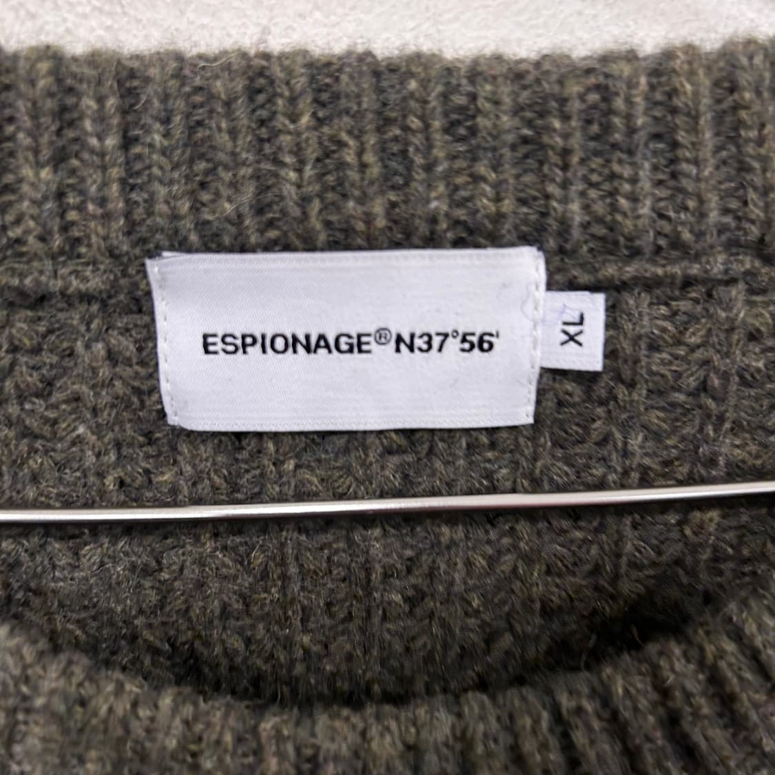 에스피오나지 헤비코튼 와플 오버핏 니트 상품이미지3