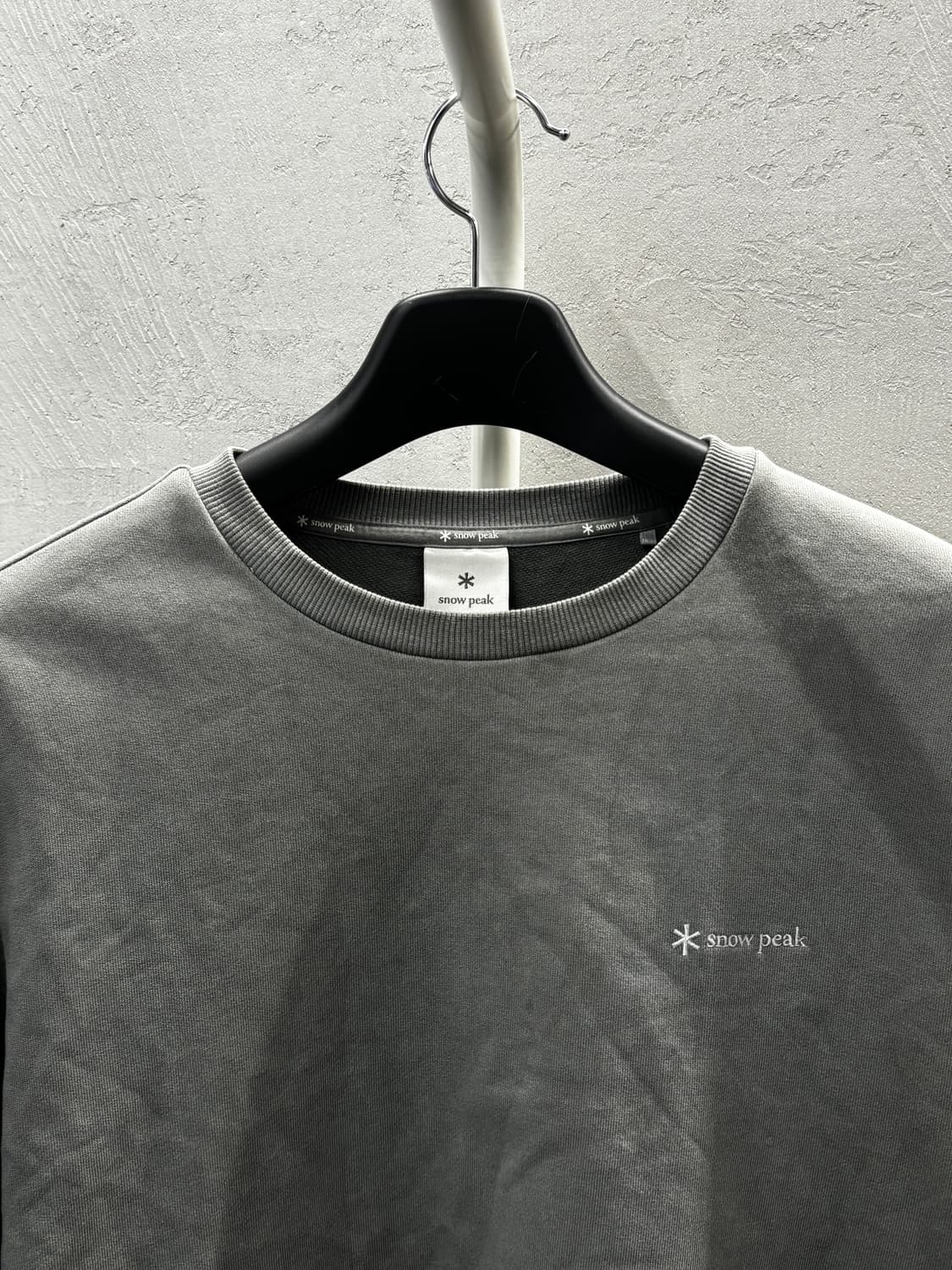 스노우피크 그레이 맨투맨 L 상품이미지3