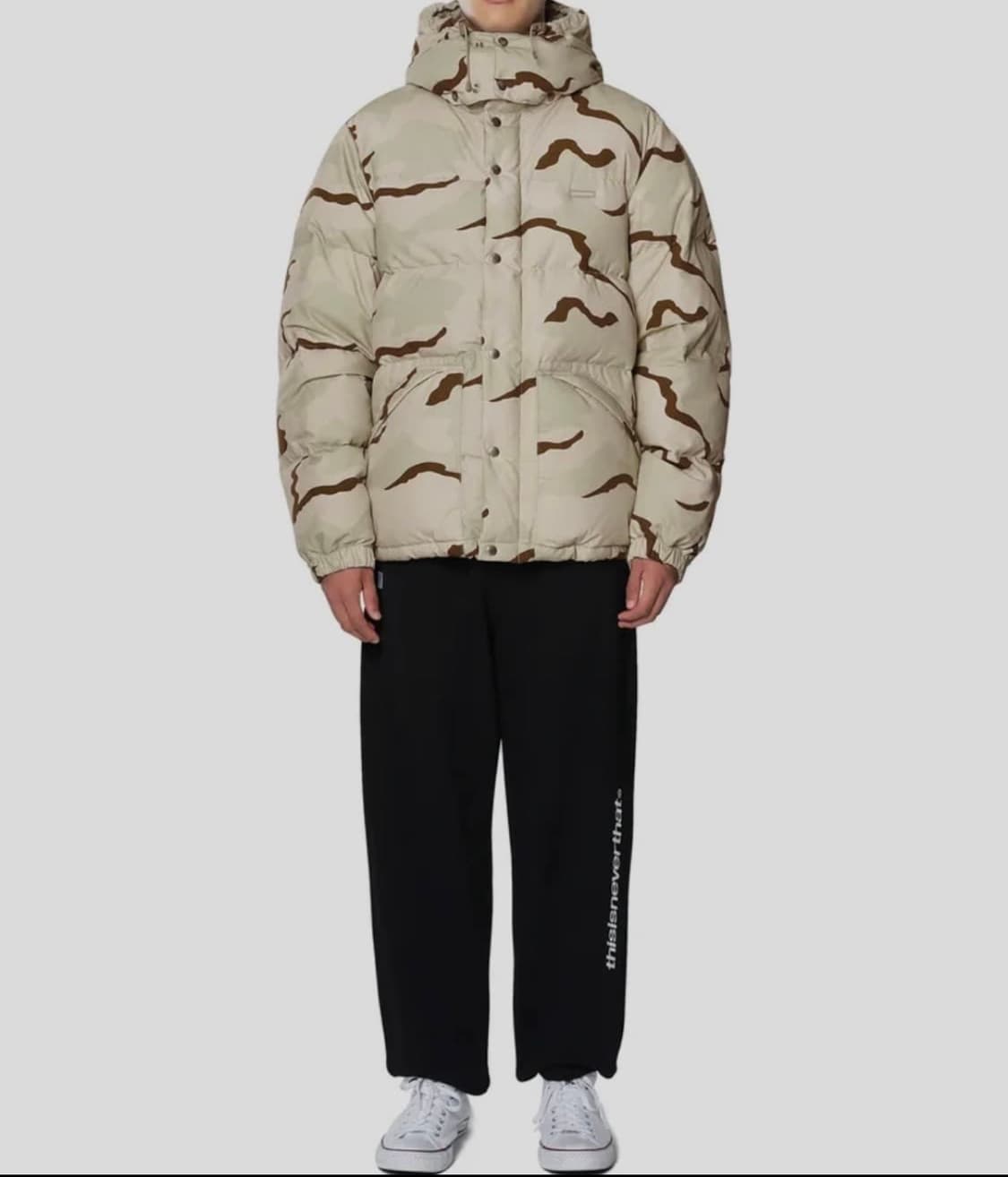 [m] 디스이즈네버댓 카모 패딩 팝니다 상품이미지4
