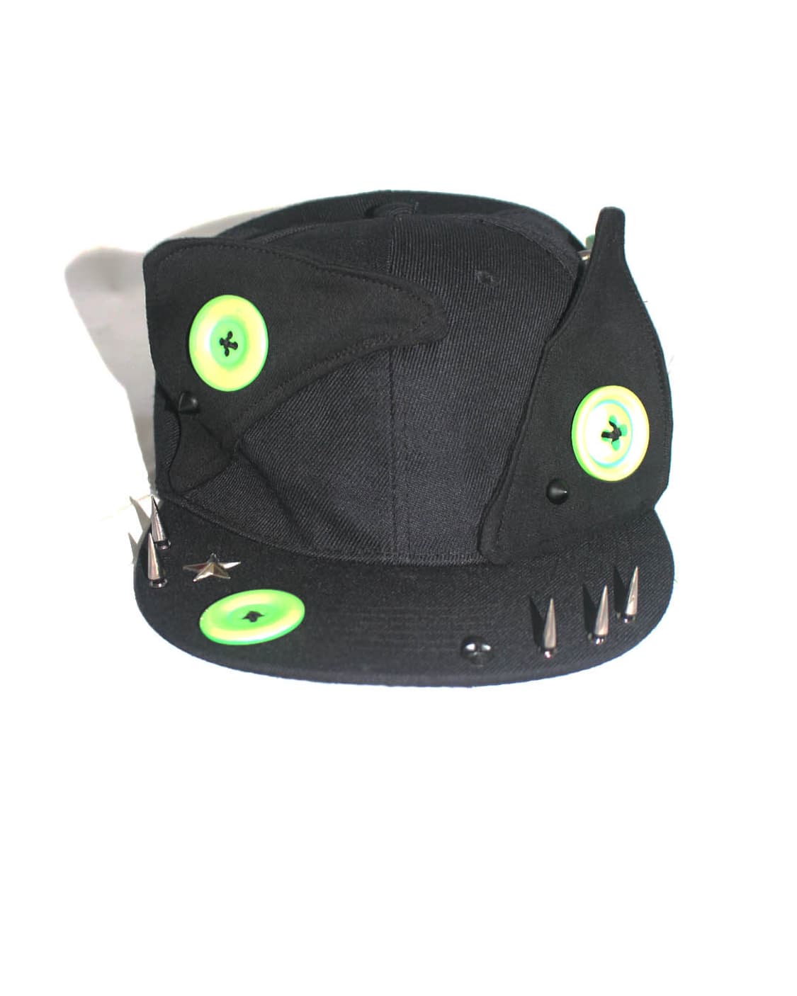 NEON-GREEN Cat-Ear spike snapback 상품이미지2