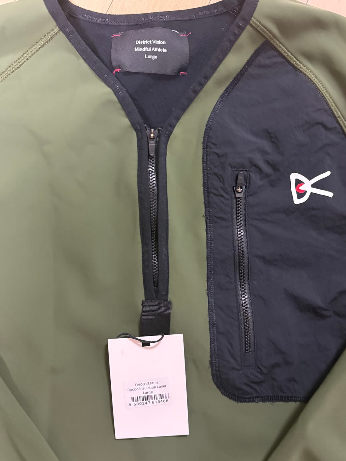 [L] 디스트릭트비전 로코 미드레이어 풀오버 카키 올리브 상품이미지4