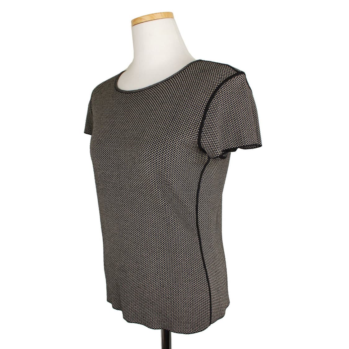 알마니꼴레지오니 블랙멀티 보카시 니트 상의(42) 상품이미지2