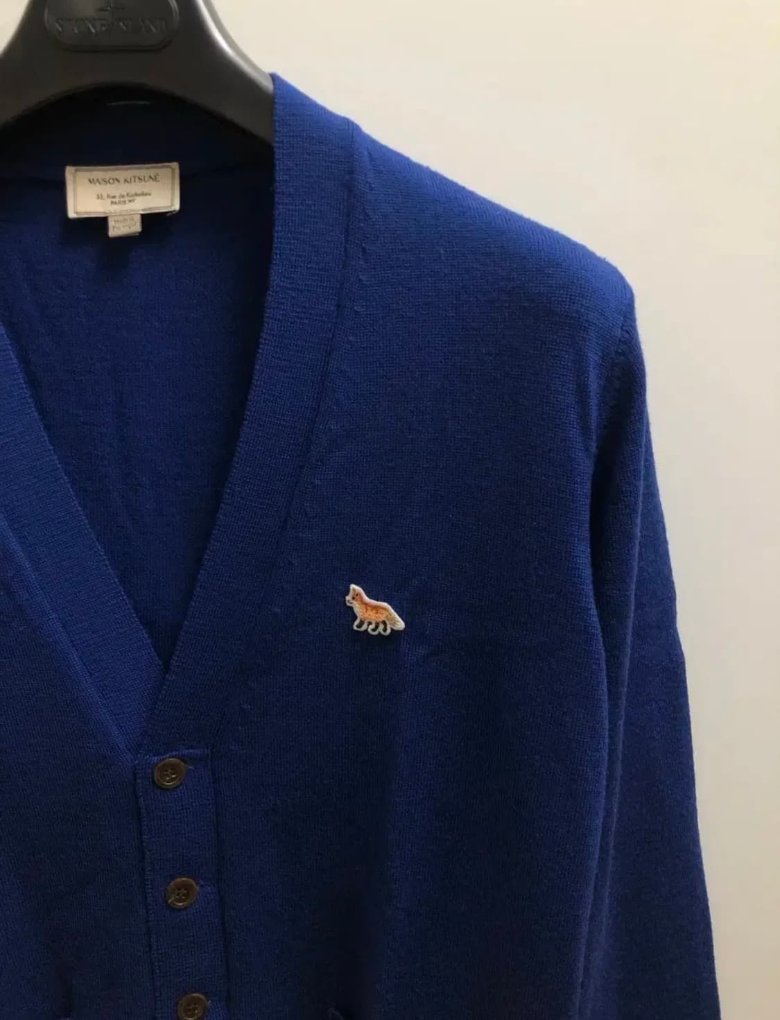 메종키츠네 정품 폭스 로고 가디건 상품이미지3