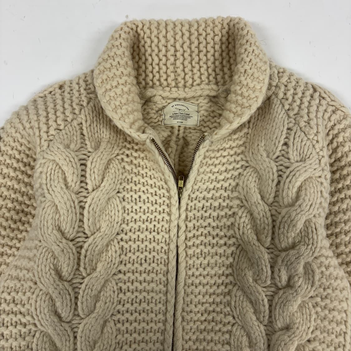 빈티지 니트 집업 상품이미지4