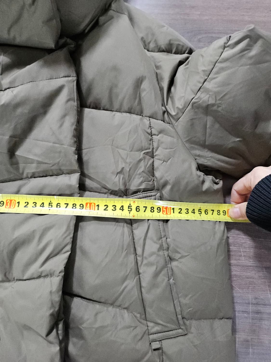 CC  collect  카키색 롱 패딩 점퍼 66 상품이미지5