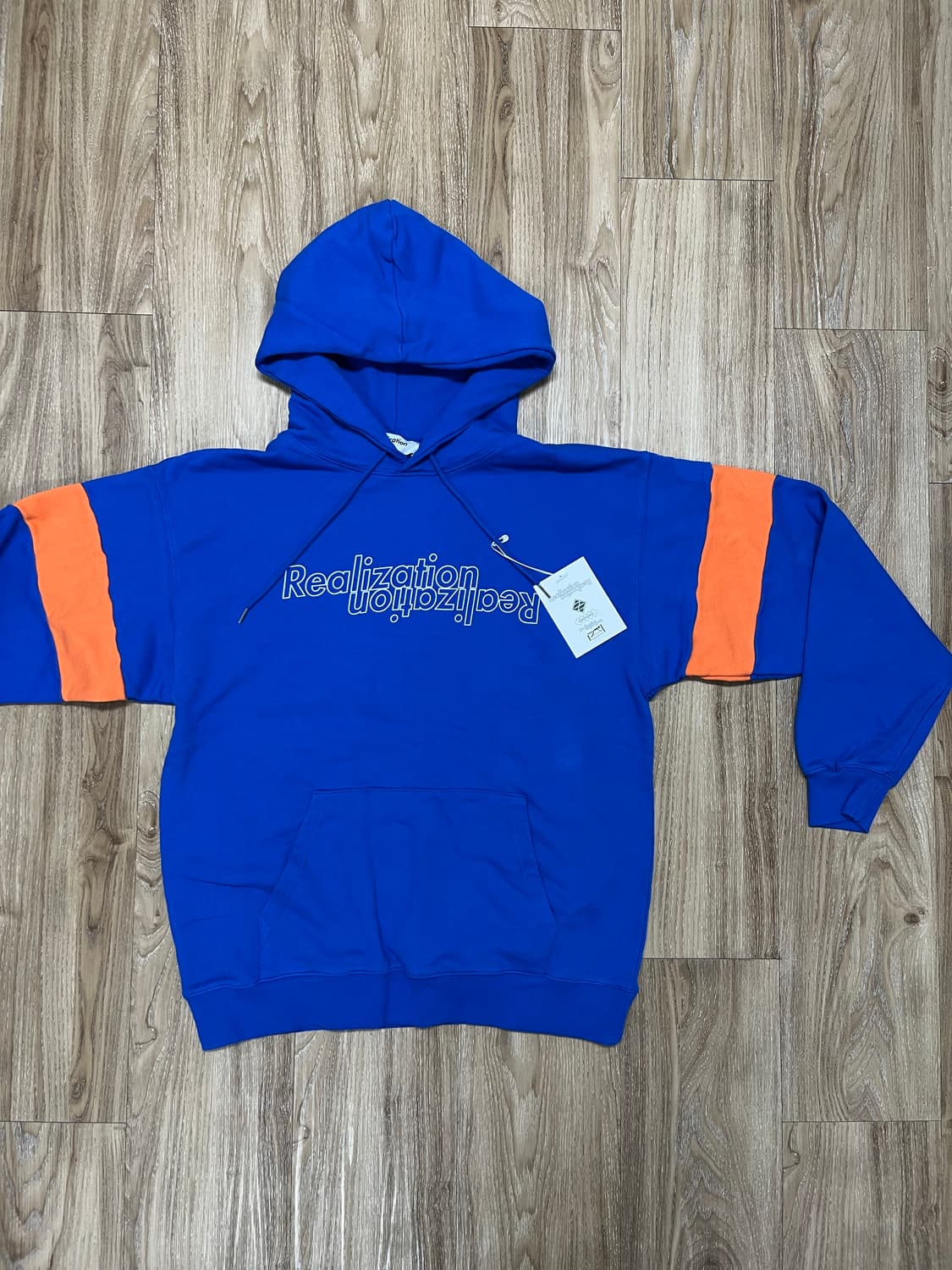 (새상품) 리얼라이제이션 후드 티셔츠 상품이미지1