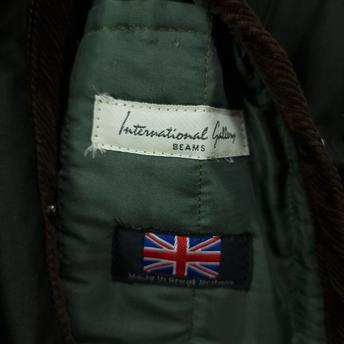 [빔즈] 메이드인 잉들랜드 빈티지 퀄팅 코트 자켓 M19783 상품이미지7