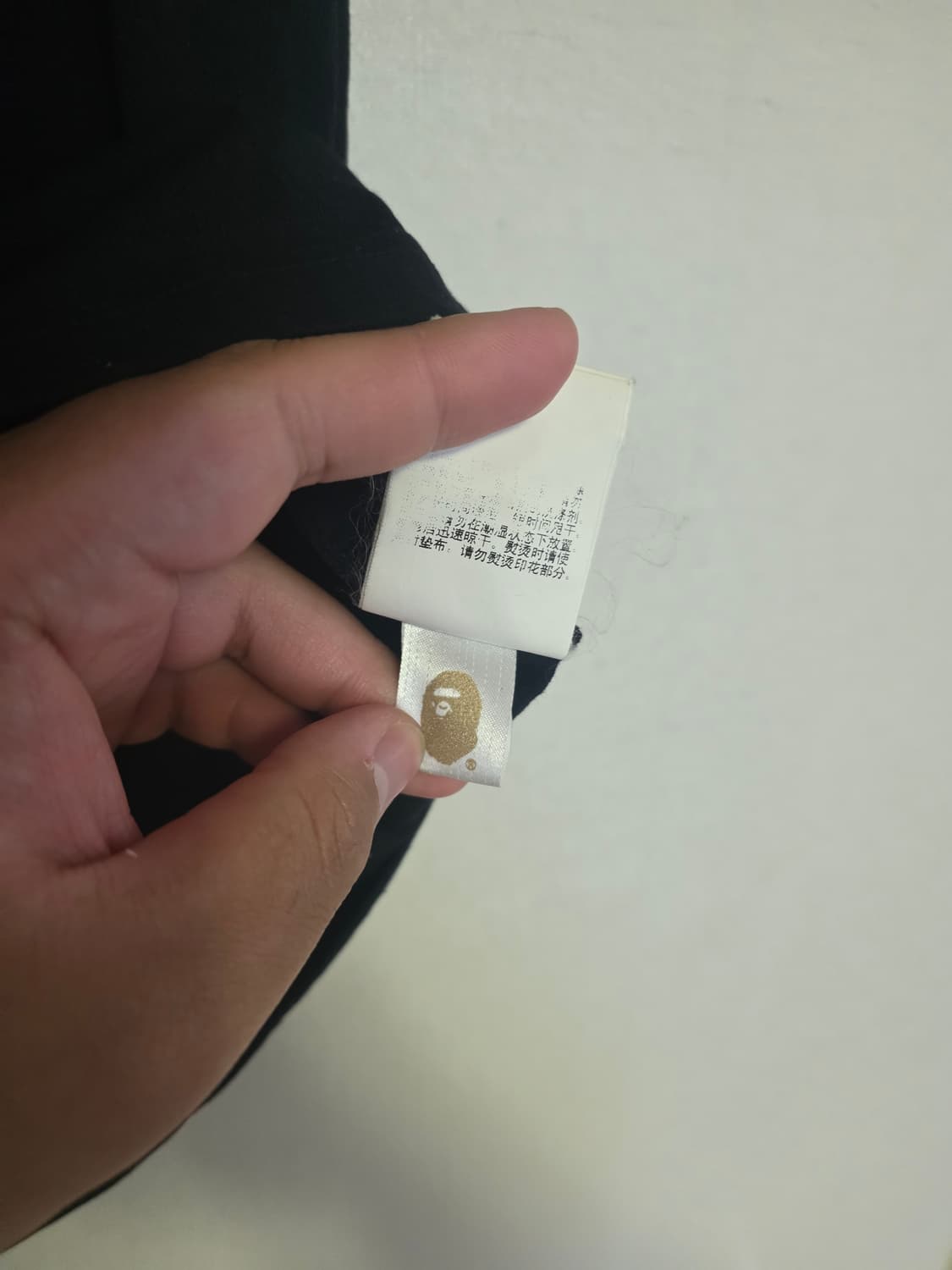 [M] 베이프 제네럴 사루 블랙카모 반팔티 상품이미지7