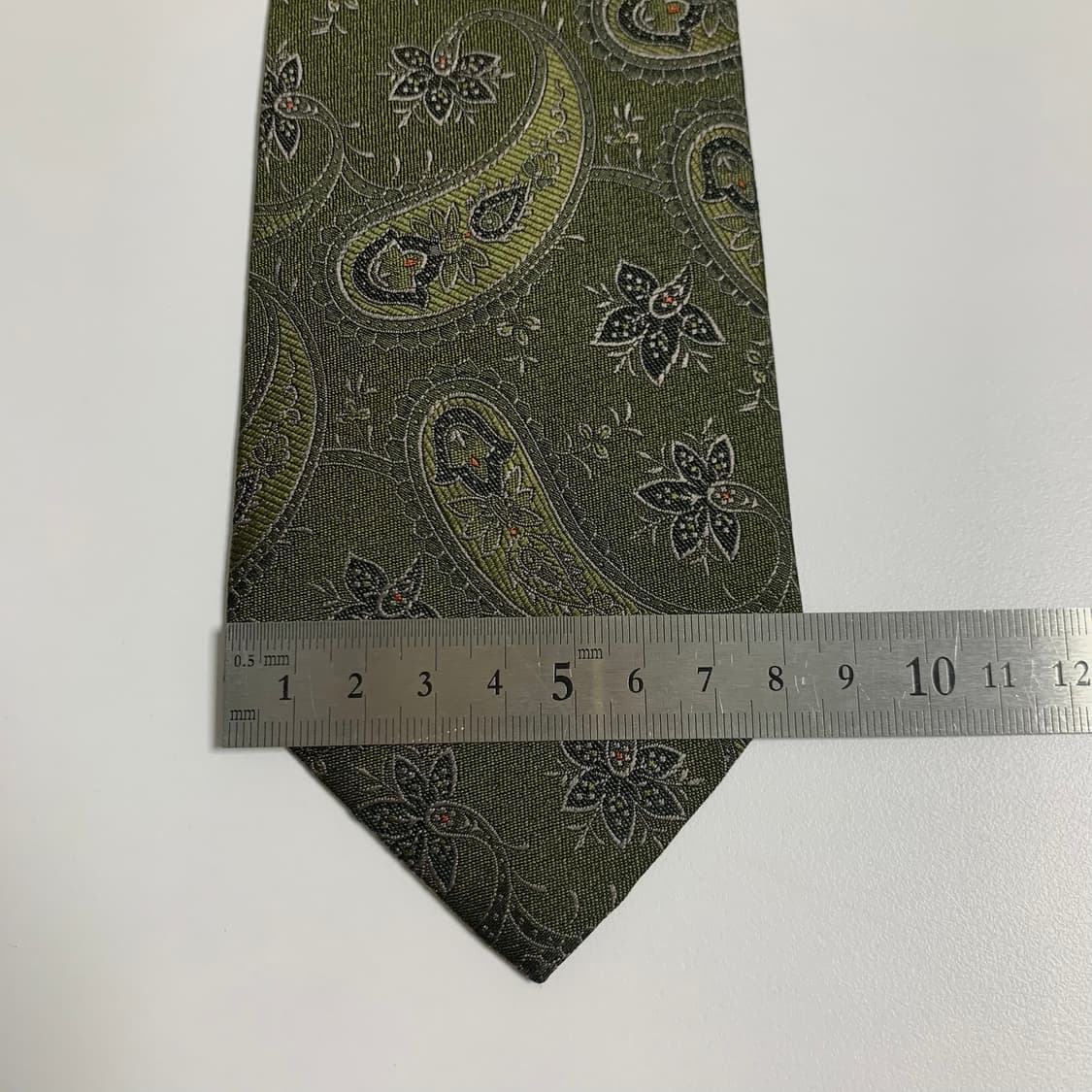 입생로랑(YSL) 페이즐리 명품클래식넥타이 최상급 A+등급 8.3cm 상품이미지10