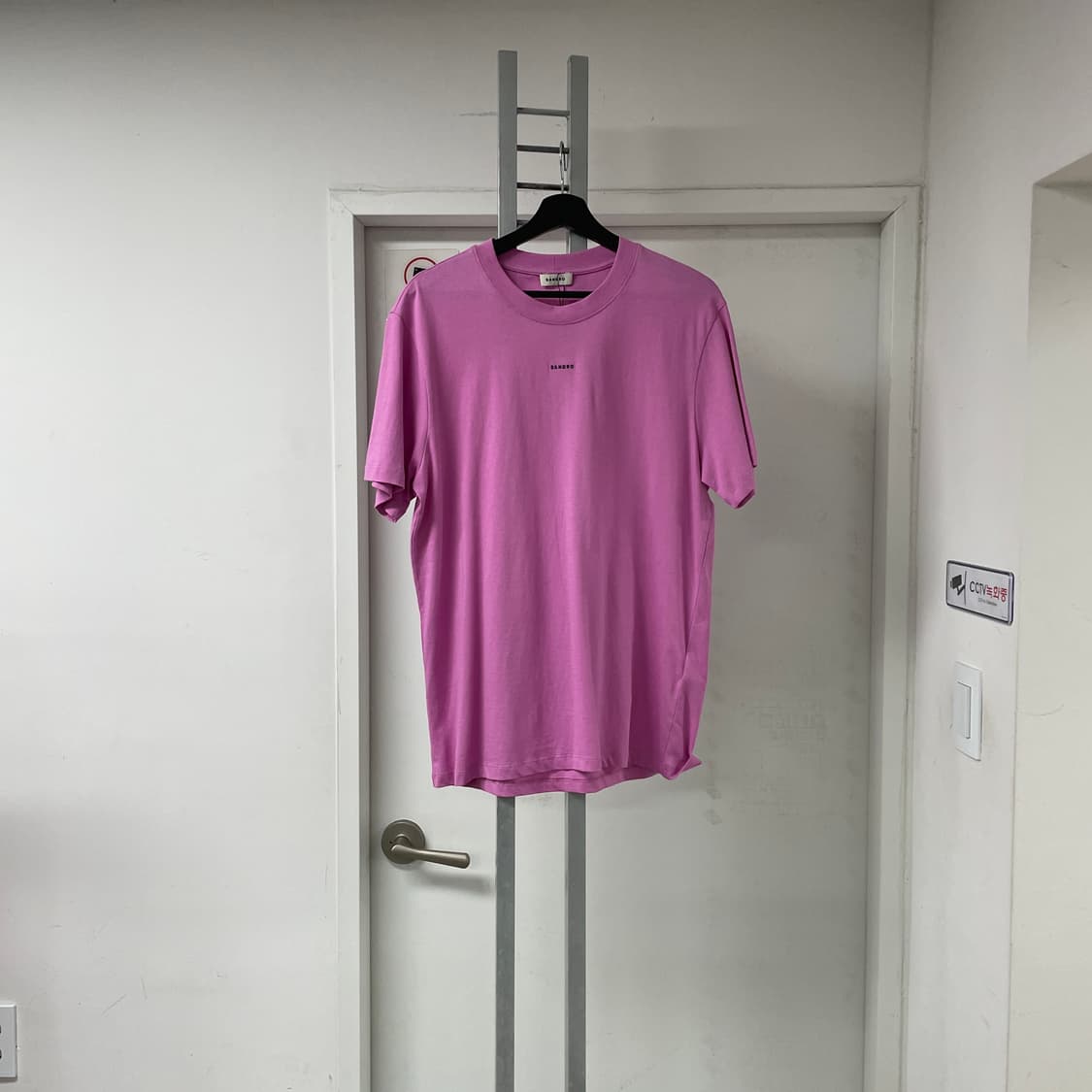 산드로 반팔 티셔츠 핑크 L(W) 상품이미지1