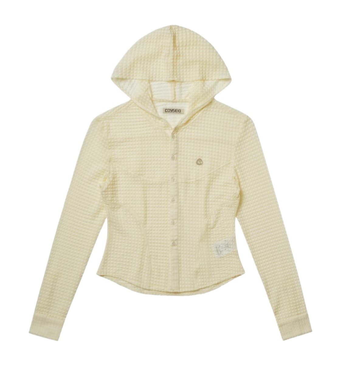 코이세이오 라운드 후디 셔츠 아이보리 round hoodie shirts 상품이미지1