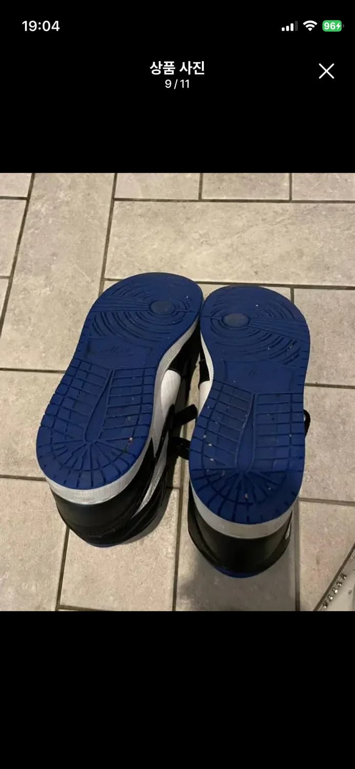 (GS) 조던1 레트로 하이 OG 로얄토 4.5Y 235 상품이미지8