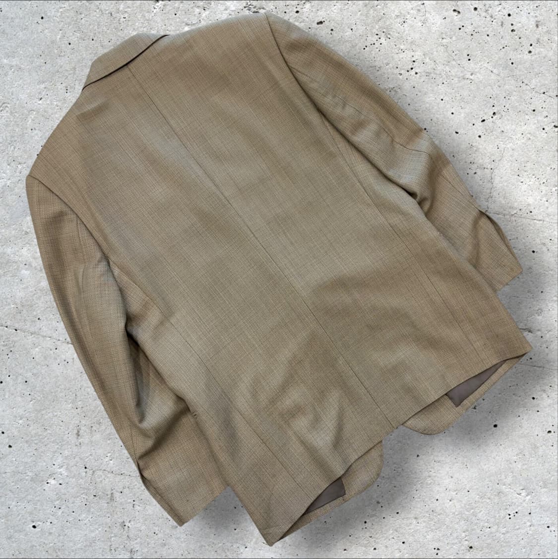 [38R] 입생로랑 뿌르 옴므 베이지 블레이저 남성 정장 자켓 D801 상품이미지2