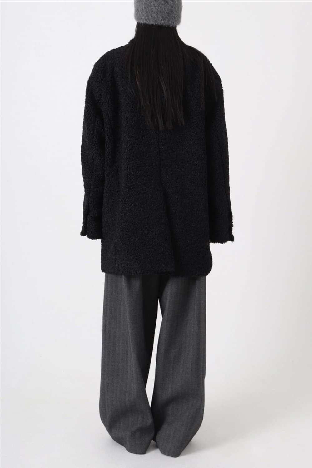 트리밍버드 푸들 자켓 블랙 상품이미지7