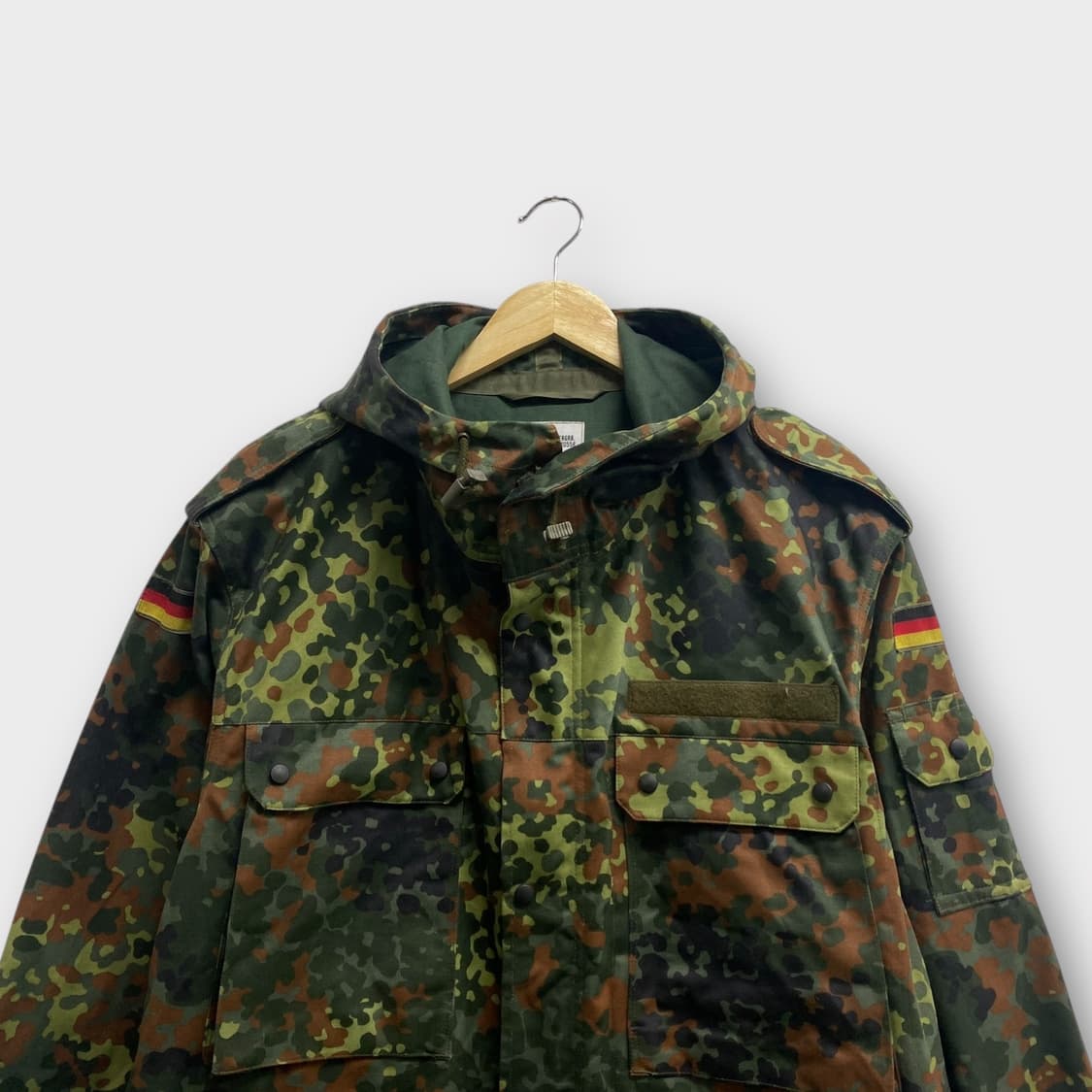 GE 빈티지 독일군 90s 야상 파카 자켓 XL-2XL 상품이미지2