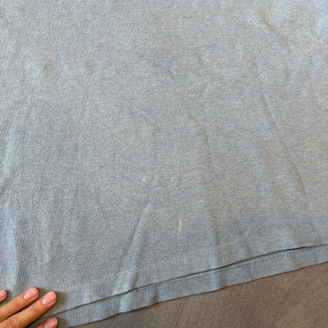 폴로 정품 에메랄드 반집업 니트 상품이미지7