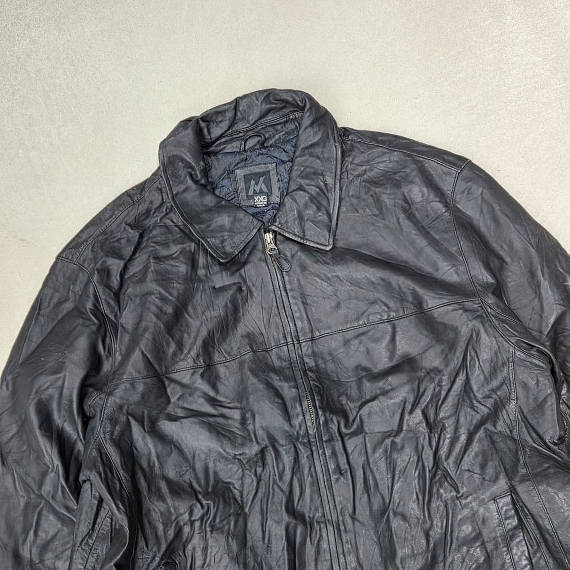 빈티지 레더 봄버자켓 s09153 상품이미지3