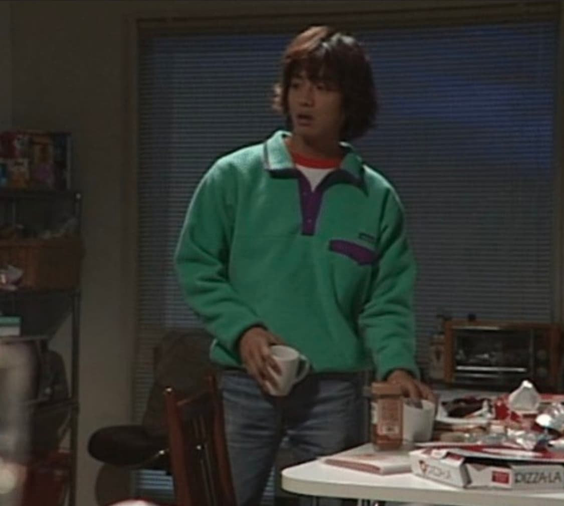 [M] 엘엘빈 클래식 플리스 러스틱 그린 상품이미지2