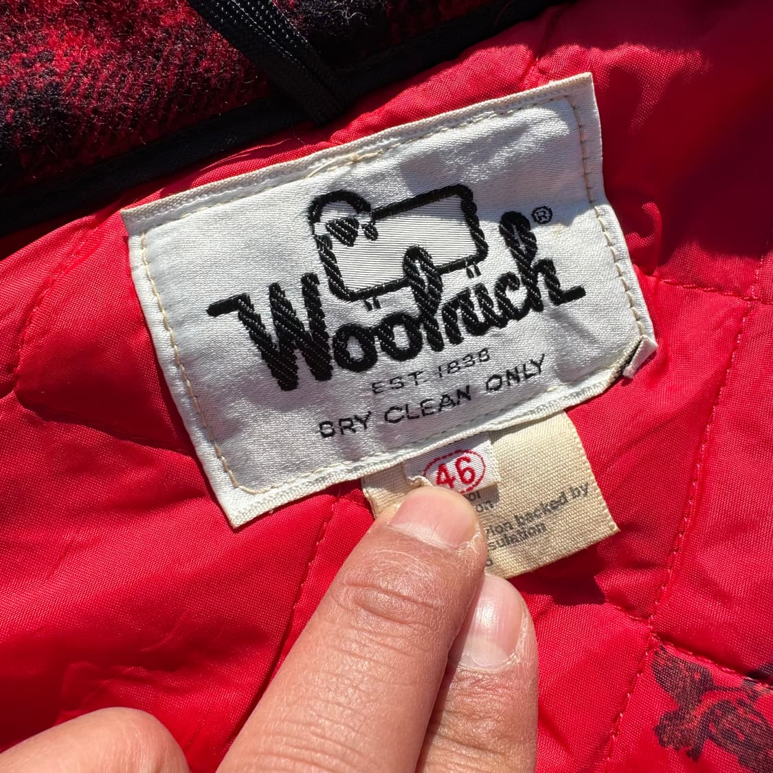 [XL] 70s Woolrich 울리치 맥키노 헌팅 울 자켓 상품이미지10