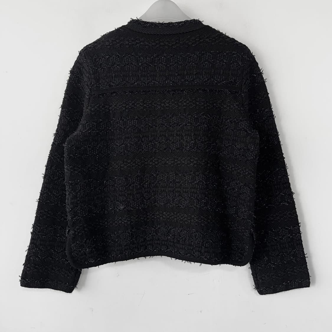 마인 로고 버튼 글리터링 니트 가디건 상품이미지9