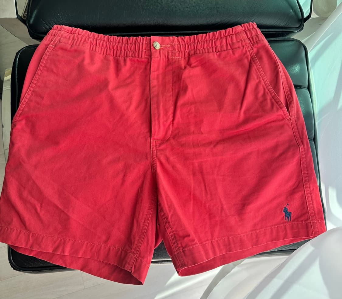 폴로 랄프로렌 프렙스터 쇼츠 레드 710644995044 상품이미지3