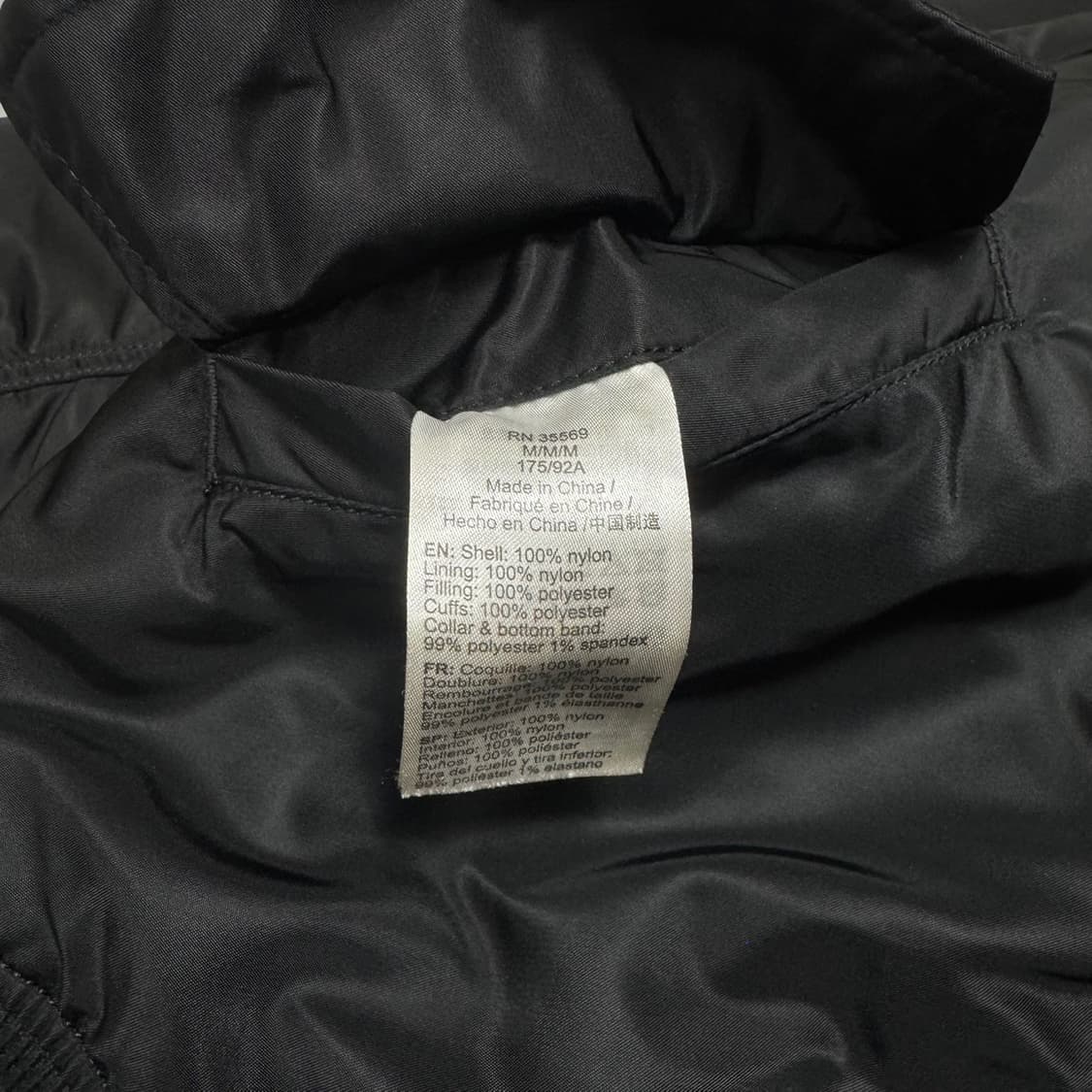 알파인더스트리 블랙컬러 72890 나일론 MA-1 플라이트 자켓 상품이미지5