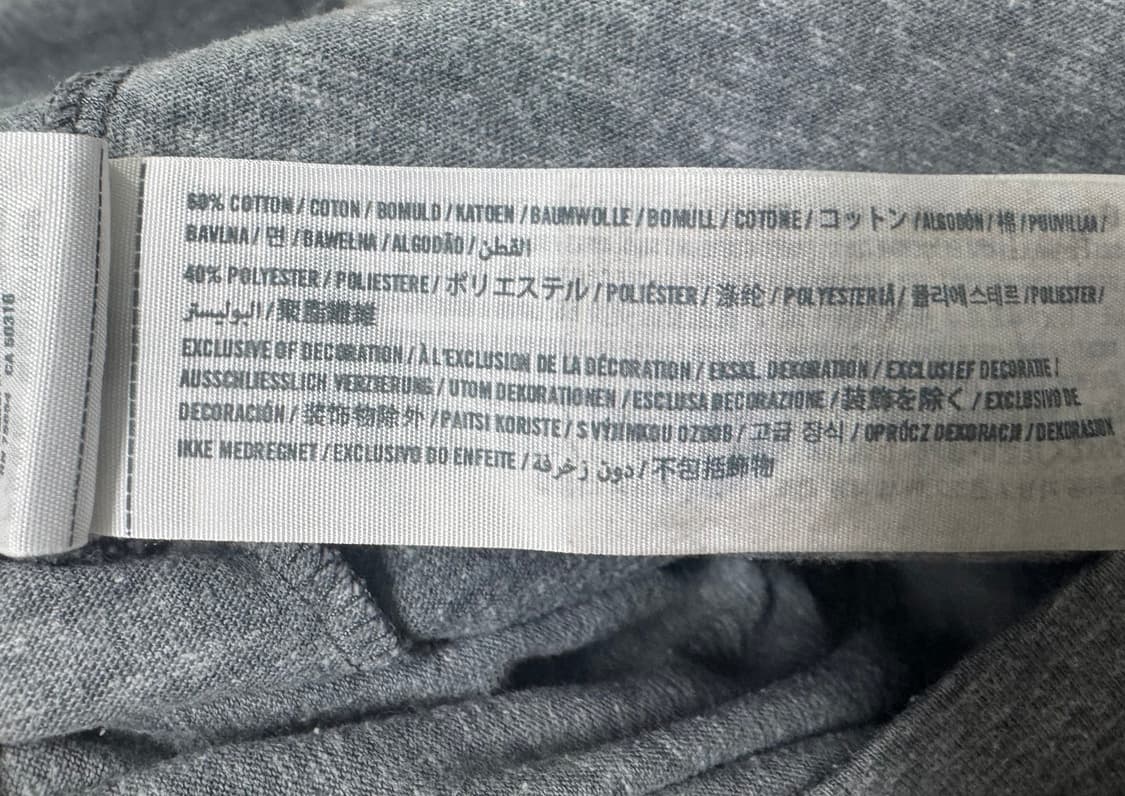 아베크롬비 아플리케 로고 반팔티 M 상품이미지7