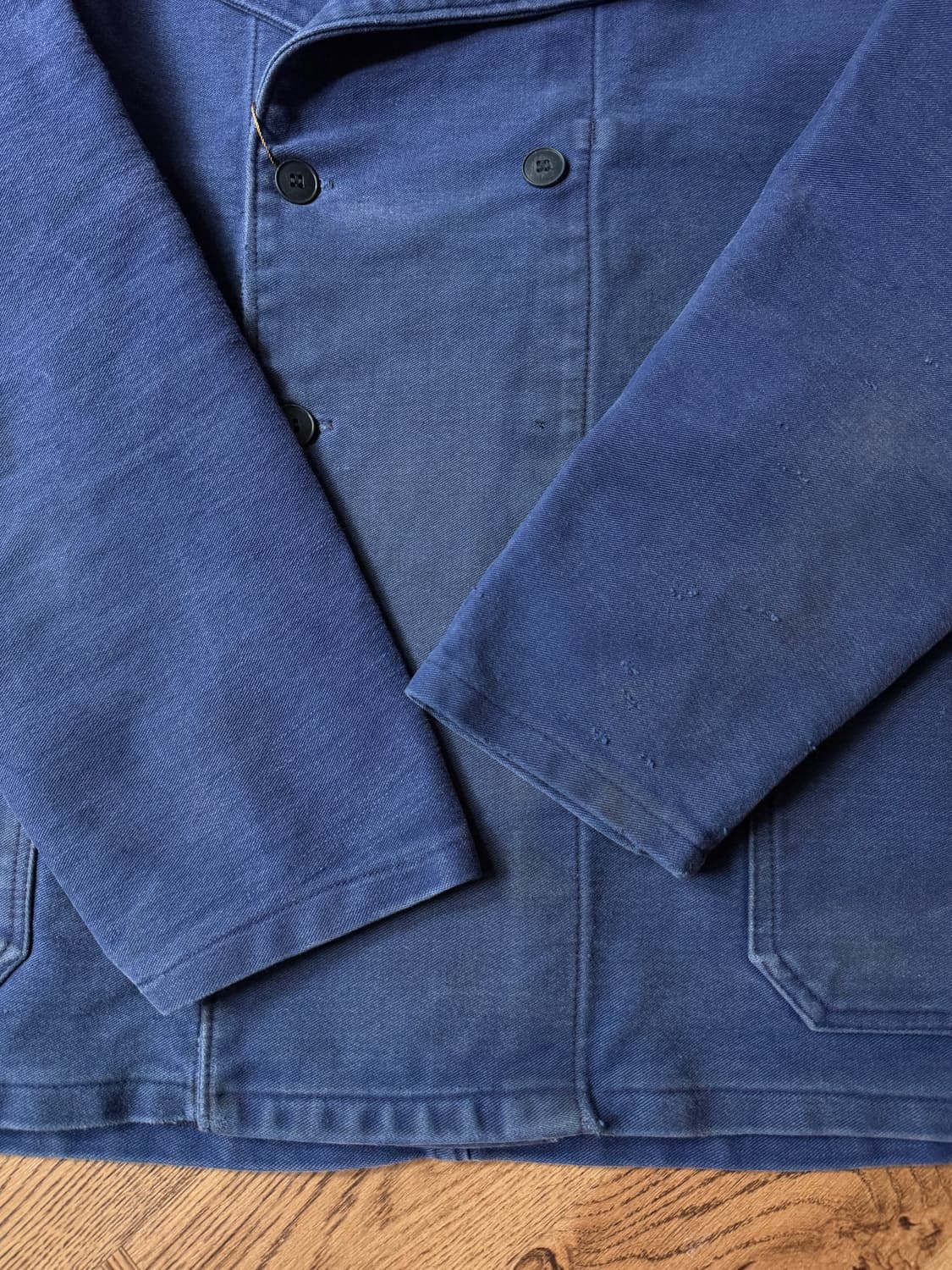 [2XL]90's 빈티지 몰스킨 더플 타입 프렌치 워크자켓 상품이미지5