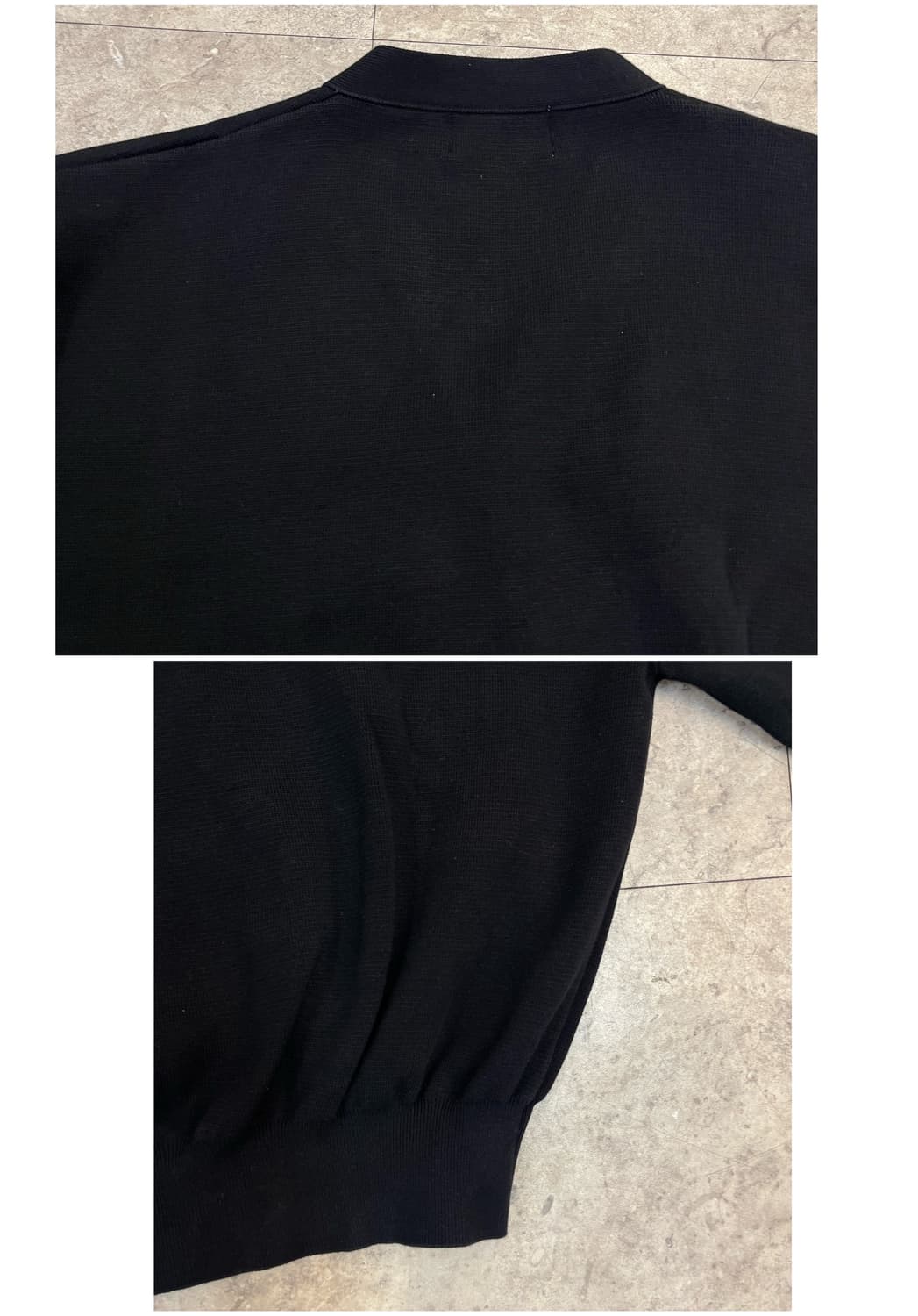 론트 코튼 가디건 블랙 L  #csz3669 상품이미지9