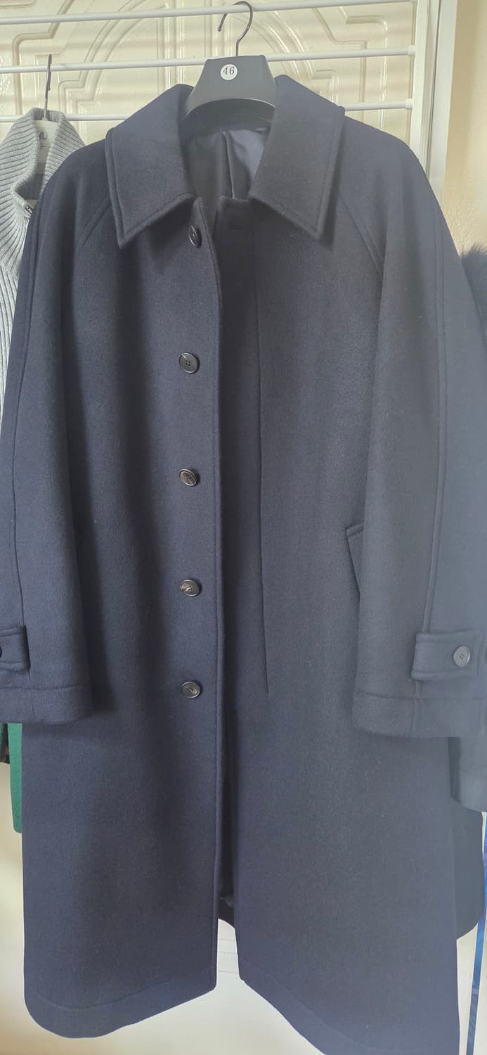 마마가리 캐시펠트 발마칸 코트 다크 네이비 46사이즈 상품이미지3